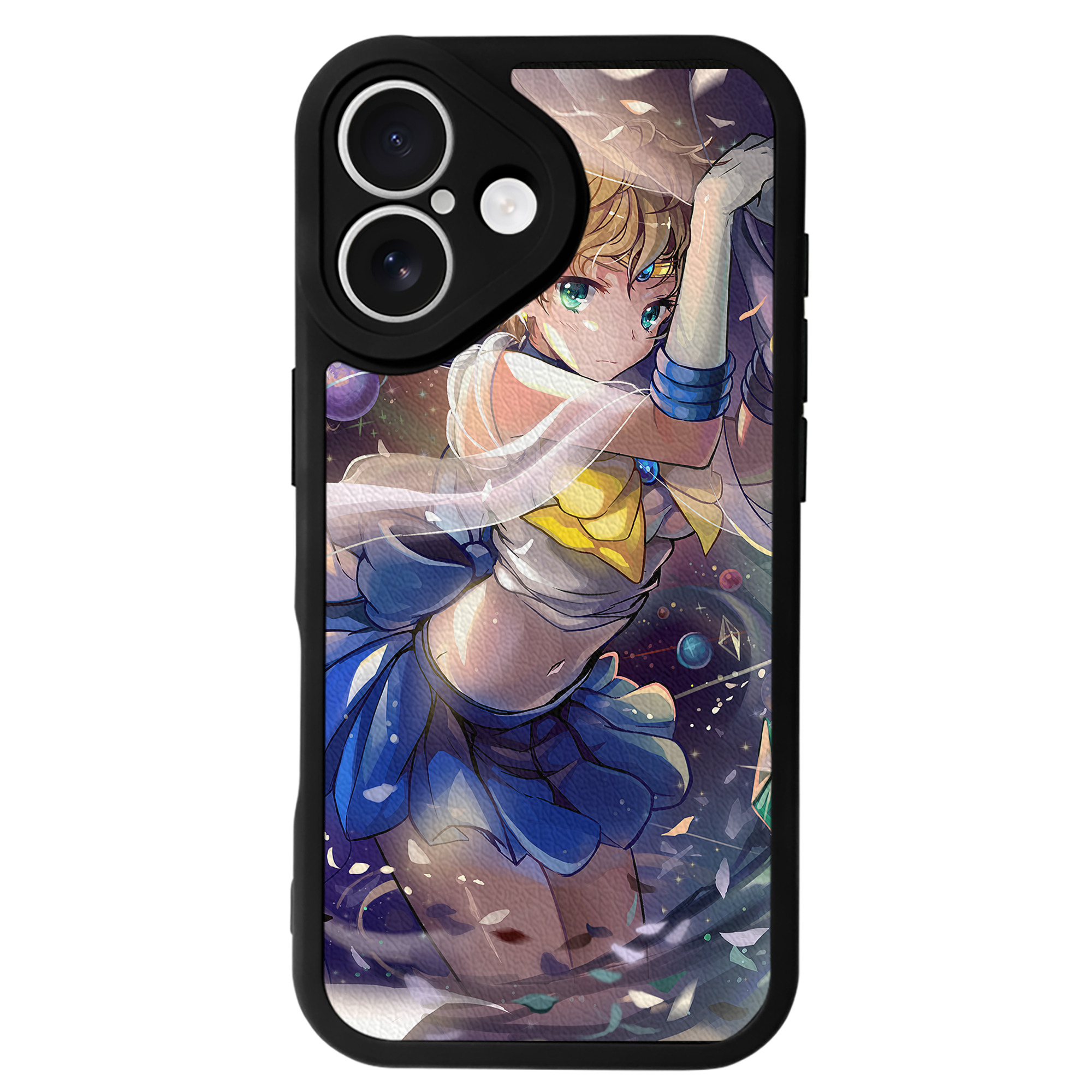 （画像用） 美少女戦士セーラームーン Sailor Moon 【iPhone 16シリーズ対応】シリコンスマホケース（レザー調） 材質：シリコン